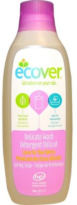 Ecover, Delicate Wash, Spring Tulip, 32 fl oz (946 ml) ,المنزل، منظفات الغسيل