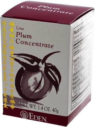 Eden Foods, Ume Plum Concentrate, 1.4 oz (40 g) ,Herb-sa