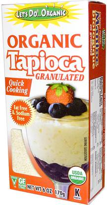 Edward & Sons, Organic Tapioca Granulated, 6 oz (170 g) ,الغذاء والدقيق والخلطات، طحين التابيوكا