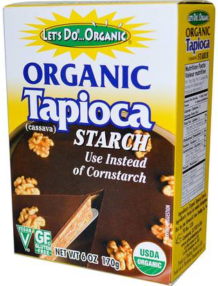 Edward & Sons, Organic Tapioca Starch, 6 oz (170 g) ,الغذاء، الخبز المساعدات، الطحين و يمزج، طحين التابيوكا