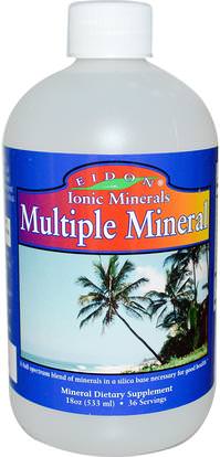 Eidon Mineral Supplements, Ionic Minerals, Multiple Mineral, 18oz (533 ml) ,المكملات الغذائية، المعادن، المعادن السائلة