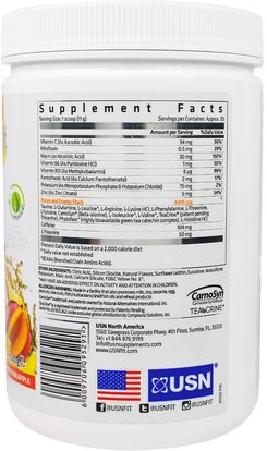 Herb-sa USN, Energizing Amino Stim, Mango Pineapple, 11.64 oz (330 g)