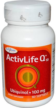 Enzymatic Therapy, ActivLife Q10, 100 mg, 60 Softgels ,المكملات الغذائية، مضادات الأكسدة، أوبيكينول خ