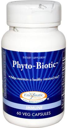 Enzymatic Therapy, Phyto-Biotic, Immune, 60 Veggie Caps ,المكملات الغذائية، البروبيوتيك