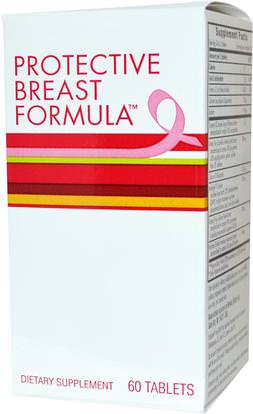 Enzymatic Therapy, Protective Breast Formula, 60 Tablets ,الصحة، المرأة