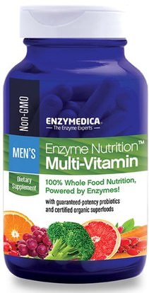 Enzymedica, Enzyme Nutrition Multi-Vitamin, Mens, 120 Capsules ,الفيتامينات، الرجال الفيتامينات