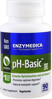 Enzymedica, pH-Basic, 90 Capsules ,المنزل، الصحة
