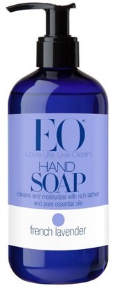 EO Products, Hand Soap, French Lavender, 12 fl oz (355 ml) ,حمام، الجمال، الصابون