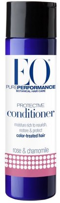 EO Products, Protective Conditioner, Rose & Chamomile, 8.4 fl oz (248 ml) ,حمام، الجمال، مكيفات، الشعر، فروة الرأس، الشامبو، مكيف