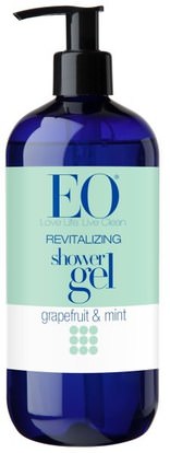 EO Products, Revitalizing Shower Gel, Grapefruit & Mint, 16 fl oz (473 ml) ,حمام، الجمال، هلام الاستحمام