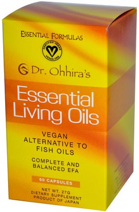Herb-sa Dr. Ohhiras, Essential Formulas Inc., Essential Living Oils, 60 Capsules