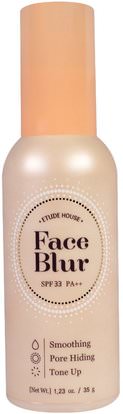 Etude House, Face Blur, SPF 33 PA++, 1.23 oz (35 g) ,حمام، الجمال، ماكياج، وجه الاشعال