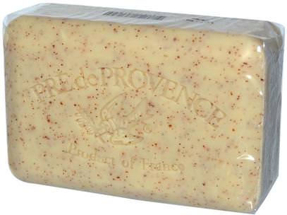 European Soaps, LLC, Pre de Provence Bar Soap, Honey Almond, 8.8 oz (250 g) ,حمام، الجمال، الصابون، زبدة الشيا