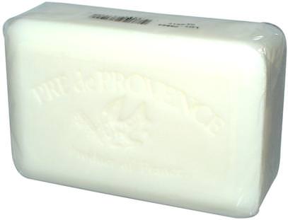 European Soaps, LLC, Pre de Provence, Bar Soap, Milk, 8.8 oz (250 g) ,حمام، الجمال، الصابون، زبدة الشيا