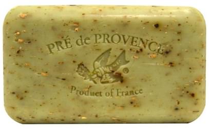 European Soaps, LLC, Pre de Provence, Bar Soap, Sage, 5.2 oz (150 g) ,حمام، الجمال، الصابون، زبدة الشيا