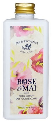 European Soaps, LLC, Pre de Provence, Rose de Mai Body Lotion, 10.14 fl oz (300 ml) ,حمام، الجمال، غسول الجسم