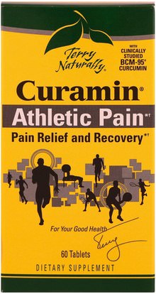 EuroPharma, Terry Naturally, Curamin, Athletic Pain, 60 Tablets ,الصحة