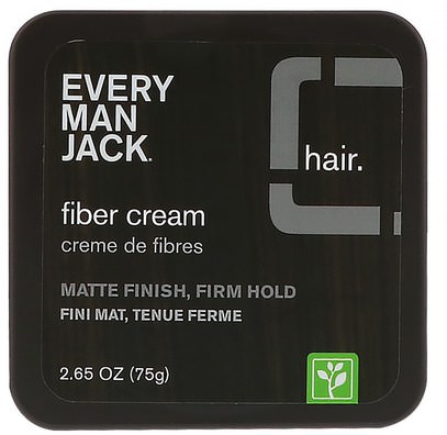 Every Man Jack, Fiber Cream, 2.65 oz (75 g) ,الجمال، العناية بالوجه