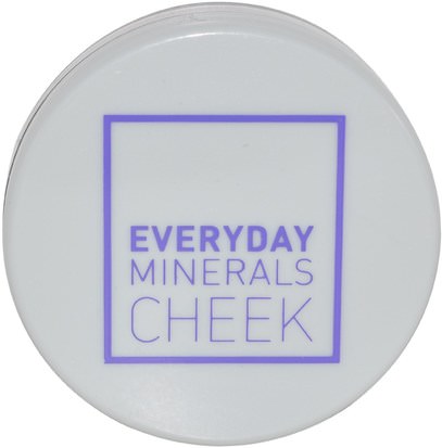 المعادن اليومية الخدين، حمام، الجمال، استحى Everyday Minerals, Cheek Blush, Peony Petal.17 oz (4.8 g)