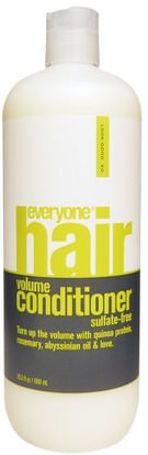 Everyone, Hair Volume Conditioner, Sulfate-Free, 20.3 fl oz (600 ml) ,حمام، الجمال، الشعر، فروة الرأس، الشامبو، مكيف، مكيفات