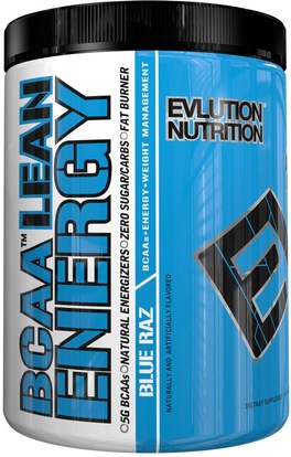 EVLution Nutrition, BCAA Lean Energy, Blue Raz, 11.2 oz (318 g) ,والصحة، والطاقة، والرياضة