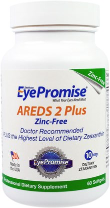 EyePromise, AREDS 2 Plus, 60 Softgels ,والرعاية الصحية، والعناية بالعيون، والرعاية الرؤية، والرؤية