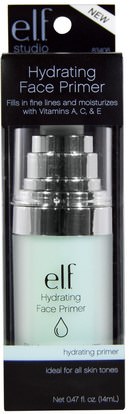 وجه E.L.F. Cosmetics, Hydrating Face Primer, 0.47 fl oz (14 ml)