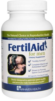 Fairhaven Health, FertilAid for Men, 90 Capsules ,الصحة، الرجال