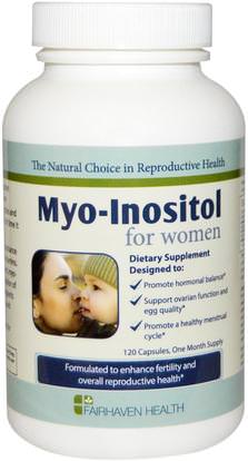 Fairhaven Health, Myo-Inositol, For Women and Men, 120 Capsules ,الصحة، المرأة