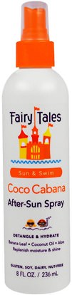 Fairy Tales, Coco Cabana, After-Sun Spray, 8 fl oz (236 ml) ,حمام، الجمال، الشعر، فروة الرأس، تصفيف الشعر هلام