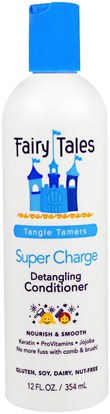 Fairy Tales, Detangling Conditioner, Super Charge, Tangle Tamers, 12 fl oz (354 ml) ,حمام، الجمال، مكيفات، الصحة