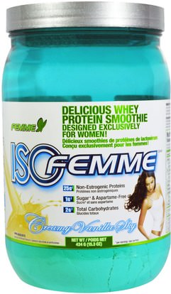 FEMME, Isofemme, Protein Smoothie, Creamy Vanilla Sky, 15.3 oz (434 g) ,والرياضة، والمنتجات الرياضية النسائية