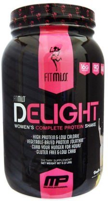 FitMiss, Delight, Womens Complete Protein Shake, Vanilla Chai, 2 lbs (907 g) ,والرياضة، والمنتجات الرياضية النسائية
