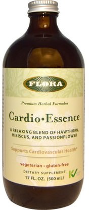 Flora, Cardio Essence, Gluten-Free, 17 fl oz (500 ml) ,والصحة، والقلب القلب والأوعية الدموية، ودعم القلب