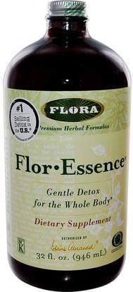 Flora, Flor Essence, 32 fl oz (946 ml) ,والصحة، والتخلص من السموم، والنباتات فلور جوهر
