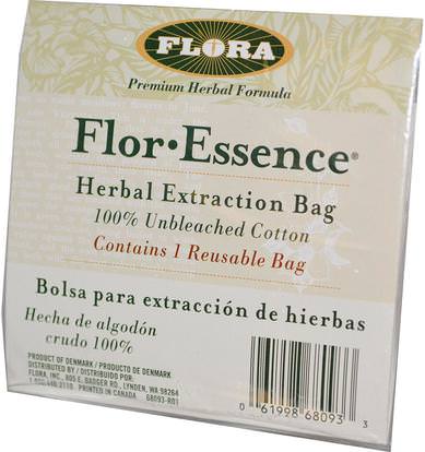 Flora, FlorEssence, Herb Extraction Bag, 1 Bag ,والمكملات الغذائية، والأعشاب متعددة، والصحة
