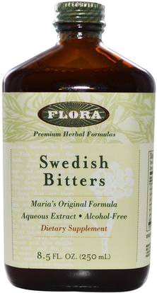 Flora, Swedish Bitters, 8.5 fl oz (250 ml) ,الأعشاب، السويدية العشبية، الهضم، المعدة، بيترز الجهاز الهضمي