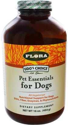 Flora, Udos Choice, Pet Essentials for Dogs, 16 oz (454 g) ,الحيوانات الأليفة الكلاب، إفاس للحيوانات الاليفة