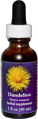 Flower Essence Services, Dandelion, Flower Essence, 1 fl oz (30 ml) ,Herb-sa