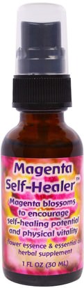 Flower Essence Services, Magenta Self-Healer, Flower Essence & Essential Oil, 1 fl oz (30 ml) ,Herb-sa