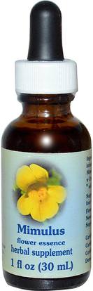 Flower Essence Services, Mimulus, Flower Essence, 1 fl oz (30 ml) ,Herb-sa