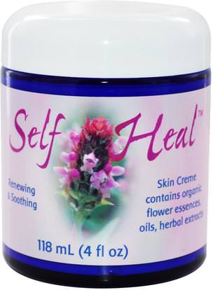 Flower Essence Services, Self Heal Skin Cream, 4 fl oz (118 ml) ,الأعشاب، العلاجات زهرة، الجلد