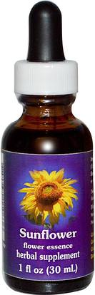 Flower Essence Services, Sunflower, Flower Essence, 1 fl oz (30 ml) ,Herb-sa