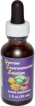 Flower Essence Services, Yarrow Environmental Solution, 1 fl oz (30 ml) ,Herb-sa