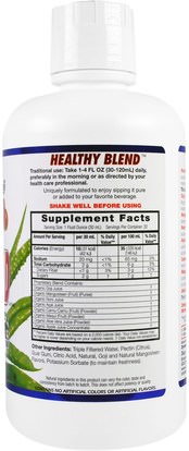 الغذاء، القهوة الشاي والمشروبات، عصير الفواكه Dynamic Health Laboratories, Healthy Blend,Superfruit Supplement, 32 fl oz (946 ml)