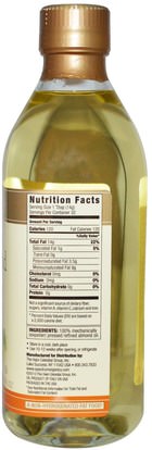 الطعام، زيوت الطبخ خمر و خل، زيت اللوز Spectrum Naturals, Almond Oil, Refined, 16 fl oz (473 ml)