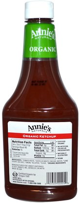 الطعام، الضمادات والتوابل، الصلصة Annies Naturals, Organic, Ketchup, 24 oz (680 g)