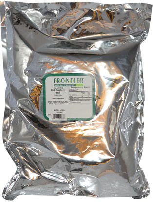 الطعام، شاي العشبية، الأحمر، إستهزاء Frontier Natural Products, Cut & Sifted Red Raspberry Leaf, 16 oz (453 g)