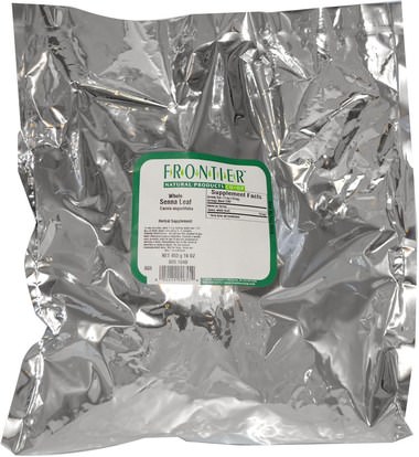 الطعام، شاي الأعشاب، سينا، ليفيس Frontier Natural Products, Whole Senna Leaf, 16 oz (453 g)
