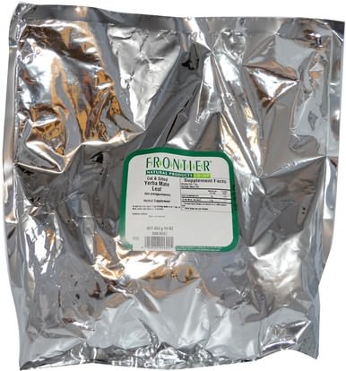 الطعام، شاي الأعشاب، يربا، ميت Frontier Natural Products, Cut & Sifted Yerba Mate Leaf, 16 oz (453 g)